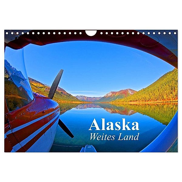 Alaska - Weites Land (Wandkalender 2024 DIN A4 quer), CALVENDO Monatskalender, Elisabeth Stanzer