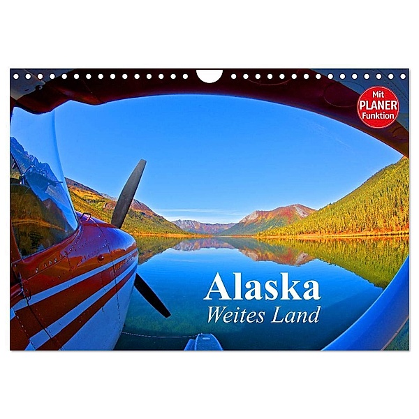 Alaska - Weites Land (Wandkalender 2024 DIN A4 quer), CALVENDO Monatskalender, Elisabeth Stanzer