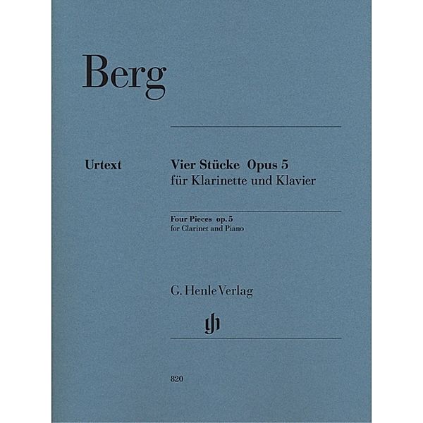 Alban Berg - Vier Stücke op. 5 für Klarinette und Klavier, Alban Berg - Vier Stücke op. 5 für Klarinette und Klavier