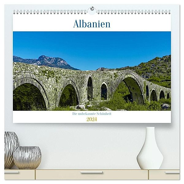 Albanien - Die unbekannte Schönheit (hochwertiger Premium Wandkalender 2024 DIN A2 quer), Kunstdruck in Hochglanz, Michael Grund