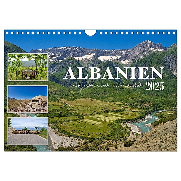 Albanien - wild, authentisch, abenteuerlich (Wandkalender 2025 DIN A4 quer), CALVENDO Monatskalender, Calvendo, Mathias Calabotta