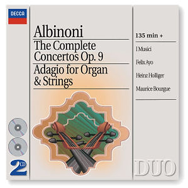 Albinoni: The Complete Concertos / Adagio for Organ & Strings, Heinz Holliger, I Musici