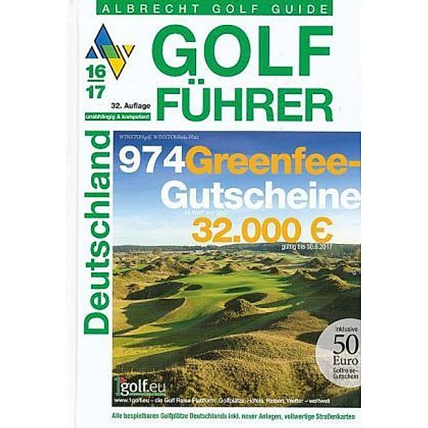 Albrecht Golf Guide Golf Führer Deutschland 2016/21017