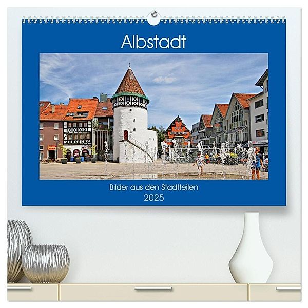 Albstadt - Bilder der Stadtteile (hochwertiger Premium Wandkalender 2025 DIN A2 quer), Kunstdruck in Hochglanz, Calvendo, Günther Geiger