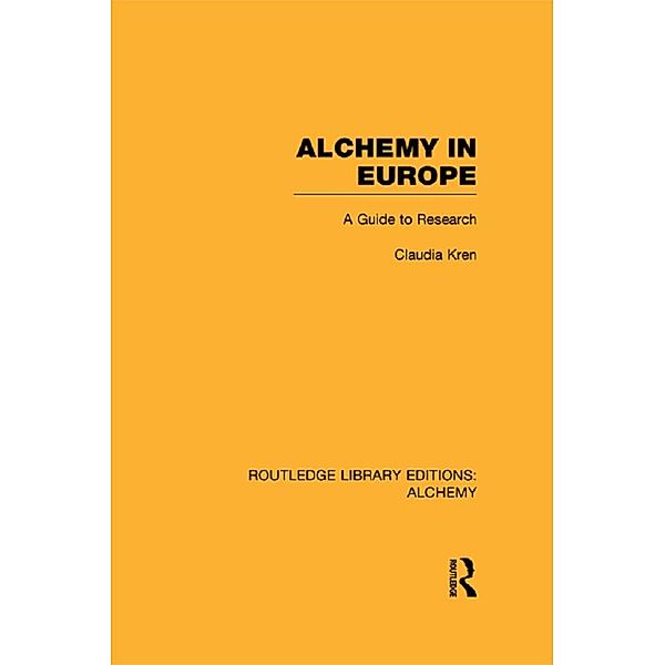 Alchemy in Europe, Claudia Kren