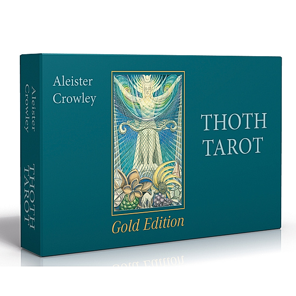 Aleister Crowley Thoth Tarot Gold Edition, m. 1 Buch, m. 78 Beilage, Aleister Crowley