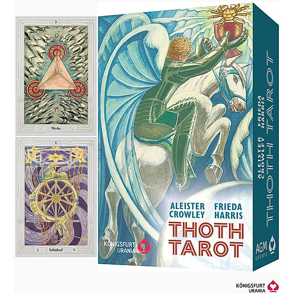 Aleister Crowley Thoth Tarot (Pocket Ausgabe, Deutsch, DE), m. 1 Buch, m. 78 Beilage, Aleister Crowley