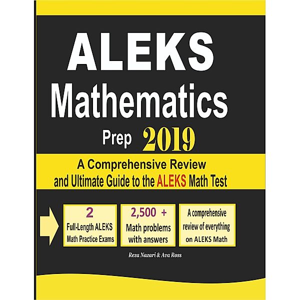 ALEKS Mathematics Prep 2019, Reza Nazari, Ava Ross