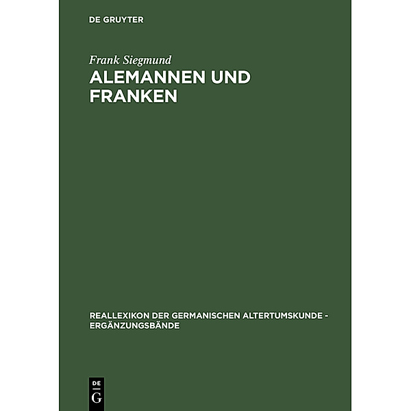 Alemannen und Franken, Frank Siegmund