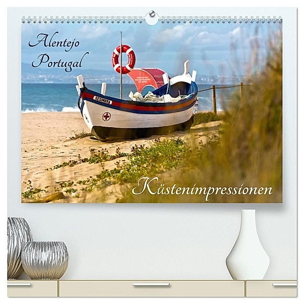 Alentejo Portugal - Küstenimpressionen (hochwertiger Premium Wandkalender 2024 DIN A2 quer), Kunstdruck in Hochglanz, Georg Arnold