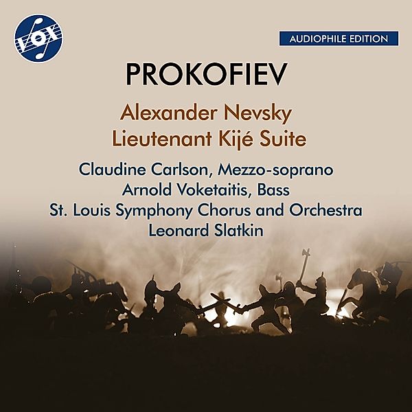 Alexander Nevsky/Lieutenant Kijé Suite, Carlson, Voketaitis, Slatkin, St. Louis Symphony Orch
