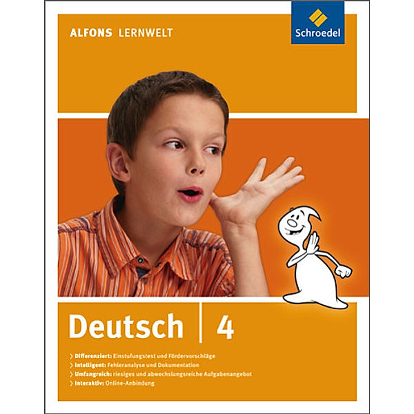 Alfons Lernwelt, Deutsch: Alfons Lernwelt Lernsoftware Deutsch - aktuelle Ausgabe, DVD-ROM