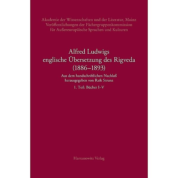 Alfred Ludwigs englische Übersetzung des Rigveda (1886-1893)