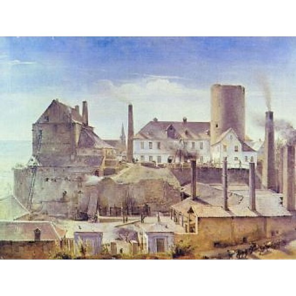 Alfred Rethel - Die Harkortsche Fabrik auf Burg Wetter - 200 Teile (Puzzle)