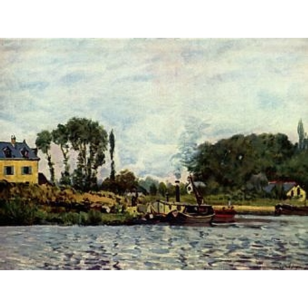 Alfred Sisley - Boote bei Bougival - 1.000 Teile (Puzzle)