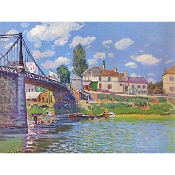 Alfred Sisley - Brücke von Argenteuil - 200 Teile (Puzzle)