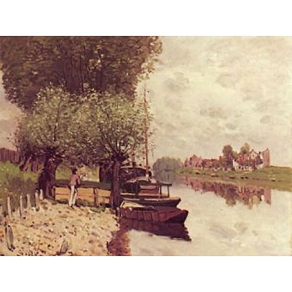 Alfred Sisley - Die Seine bei Bougival - 1.000 Teile (Puzzle)