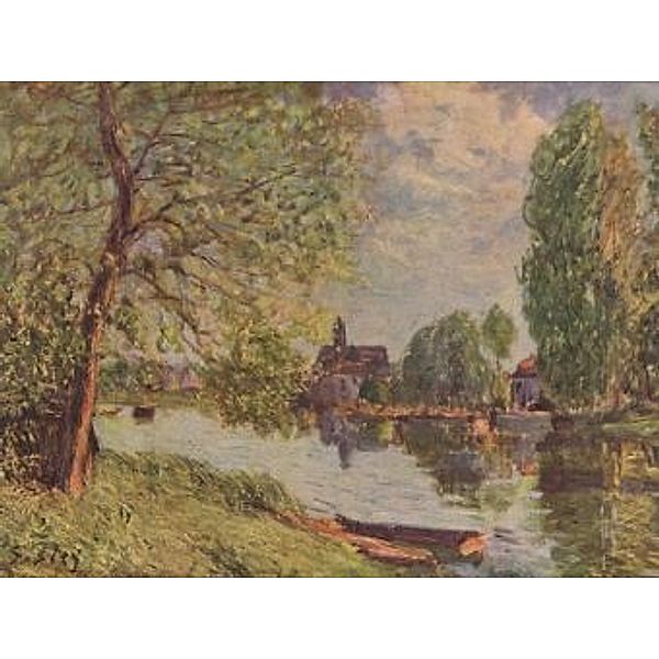 Alfred Sisley - Flußlandschaft bei Moret-sur-Loing - 500 Teile (Puzzle)