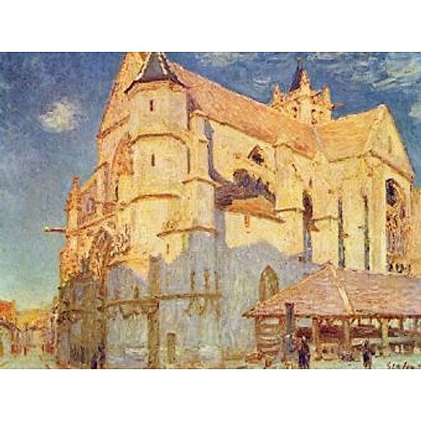 Alfred Sisley - Kirche von Moret - 1.000 Teile (Puzzle)