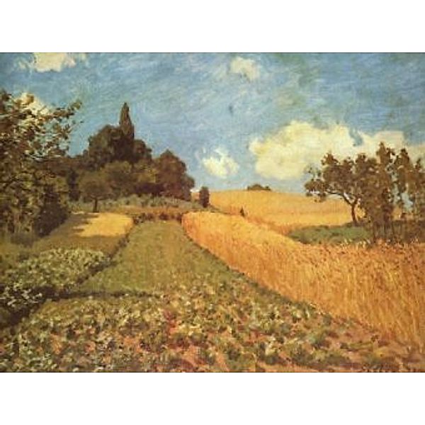 Alfred Sisley - Kornfeld - 100 Teile (Puzzle)