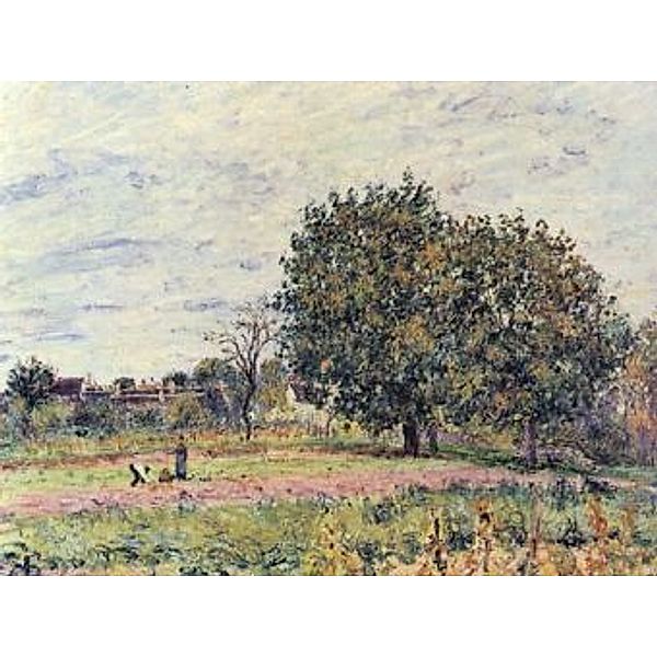 Alfred Sisley - Nussbäume bei untergehender Sonne, Anfang Oktober - 2.000 Teile (Puzzle)