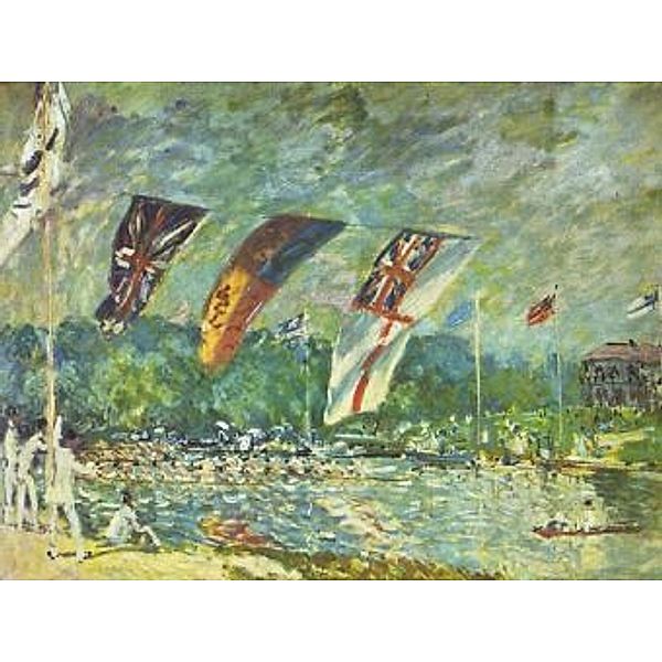 Alfred Sisley - Regatta in Molesey - 100 Teile (Puzzle)