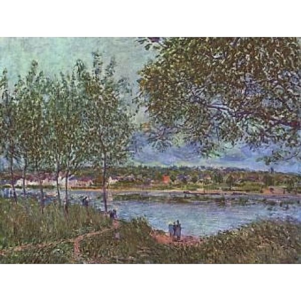 Alfred Sisley - Weg der alten Fähre in By - 1.000 Teile (Puzzle)