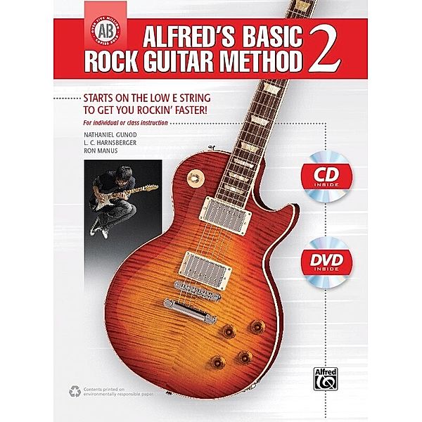 Alfred's Basic Rock Guitar Method, w. Audio-CD + DVD.Vol.2, Nathaniel Gunod, L. C. Harnsberger, Ron Manus
