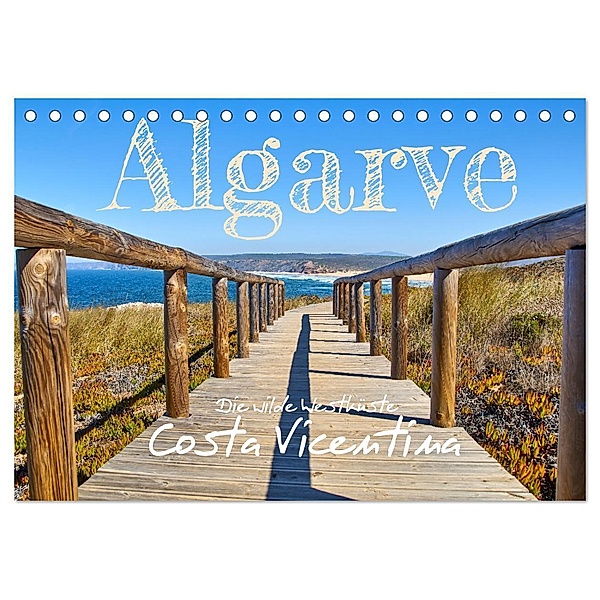 Algarve - Die wilde Westküste Costa Vicentina (Tischkalender 2024 DIN A5 quer), CALVENDO Monatskalender, Jakob Otto