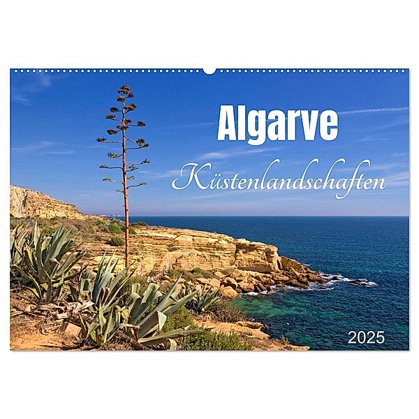 Algarve - Küstenlandschaften (Wandkalender 2025 DIN A2 quer), CALVENDO Monatskalender, Calvendo, Klaus Kolfenbach