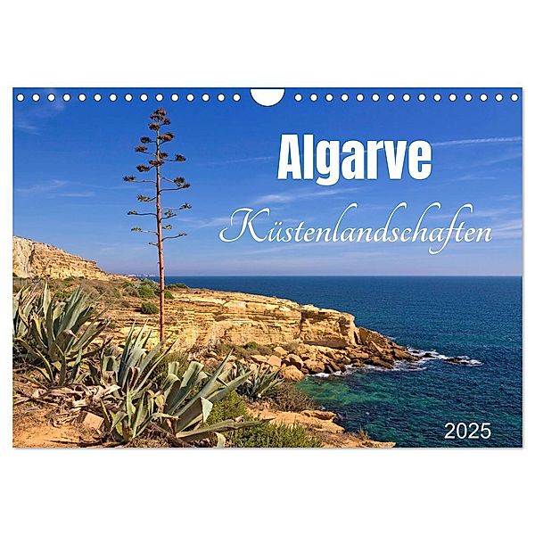 Algarve - Küstenlandschaften (Wandkalender 2025 DIN A4 quer), CALVENDO Monatskalender, Calvendo, Klaus Kolfenbach