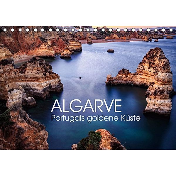 Algarve - Portugals goldene Küste (Tischkalender 2021 DIN A5 quer), Val Thoermer