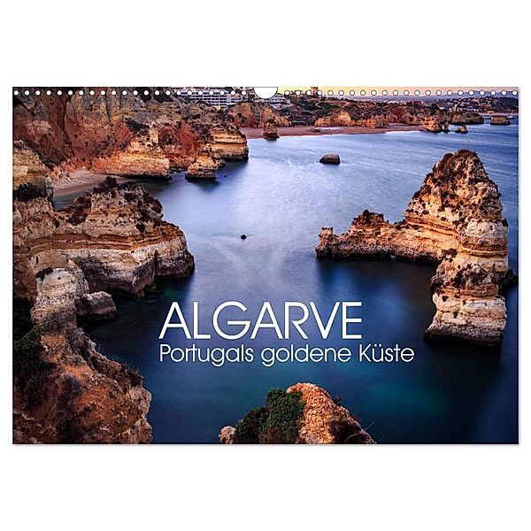 Algarve - Portugals goldene Küste (Wandkalender 2024 DIN A3 quer), CALVENDO Monatskalender, Val Thoermer