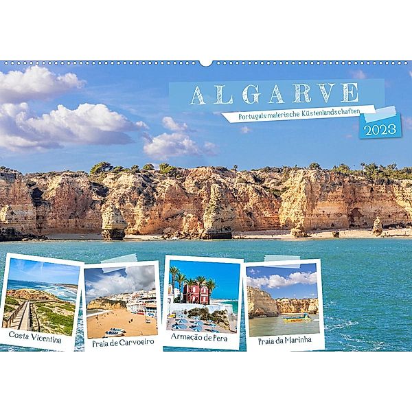 Algarve - Portugals malerische Küstenlandschaften (Wandkalender 2023 DIN A2 quer), Dieter Meyer