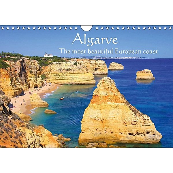 Algarve - The most beautiful European coast (Wall Calendar 2021 DIN A4 Landscape)