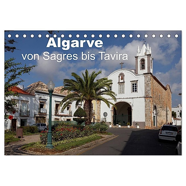 Algarve von Sagres bis Tavira (Tischkalender 2024 DIN A5 quer), CALVENDO Monatskalender, Willy Brüchle