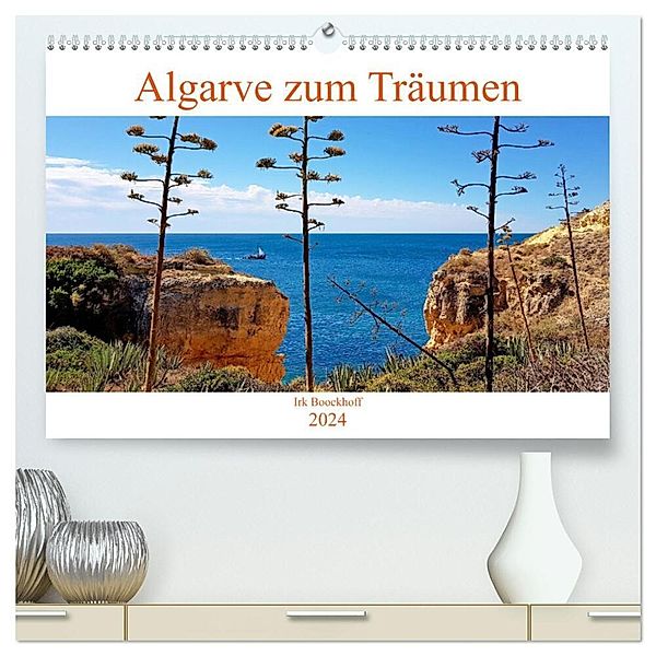 Algarve zum Träumen (hochwertiger Premium Wandkalender 2024 DIN A2 quer), Kunstdruck in Hochglanz, Irk Boockhoff
