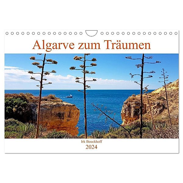 Algarve zum Träumen (Wandkalender 2024 DIN A4 quer), CALVENDO Monatskalender, Irk Boockhoff