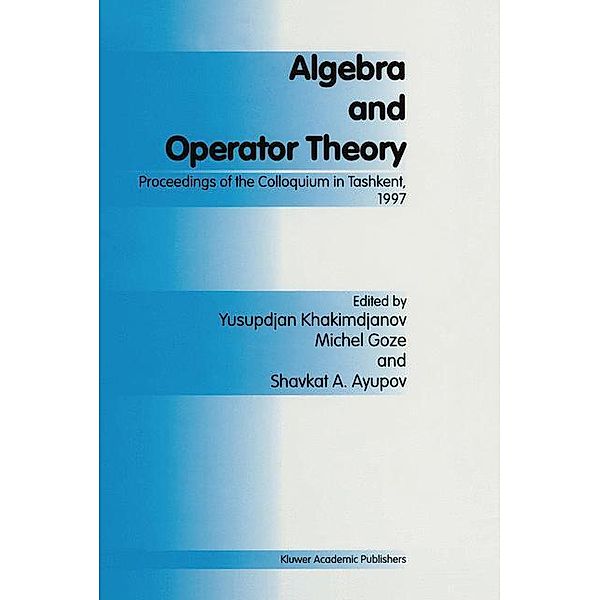 Algebra and Operator Theory