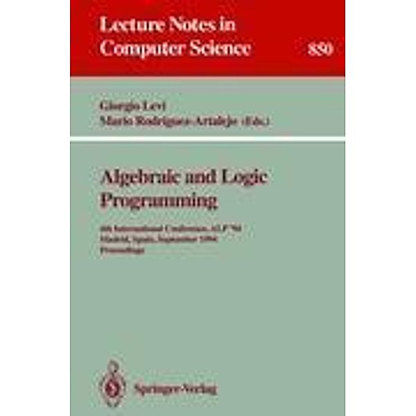 Algebraic and Logic Programming