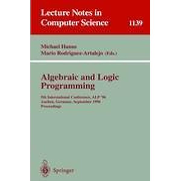 Algebraic and Logic Programming