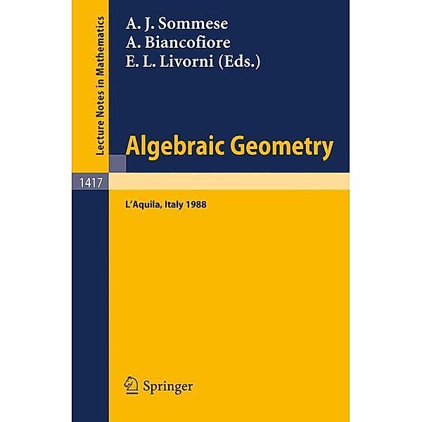 Algebraic Geometry