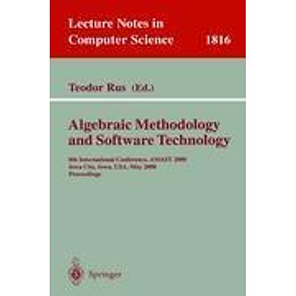 Algebraic Methodology and Software Technology