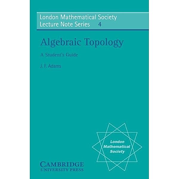 Algebraic Topology, J. F. Adams