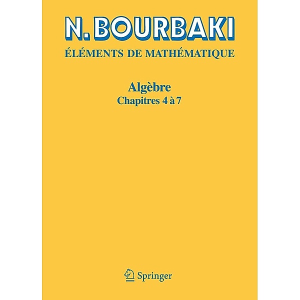 Algèbre, N. Bourbaki