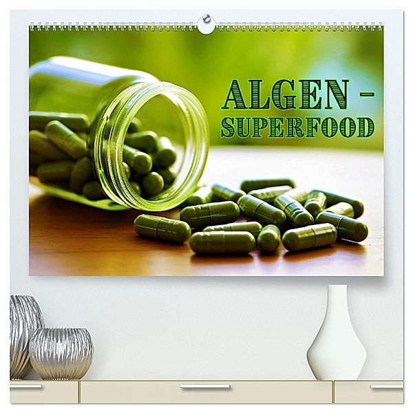 Algen - Superfood (hochwertiger Premium Wandkalender 2025 DIN A2 quer), Kunstdruck in Hochglanz, Calvendo, Susan Michel