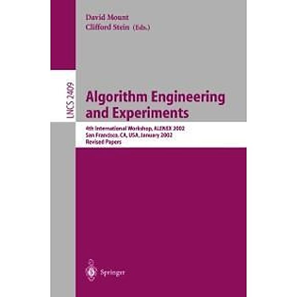 Algorithm Engineering and Experiments / Lecture Notes in Computer Science Bd.2409