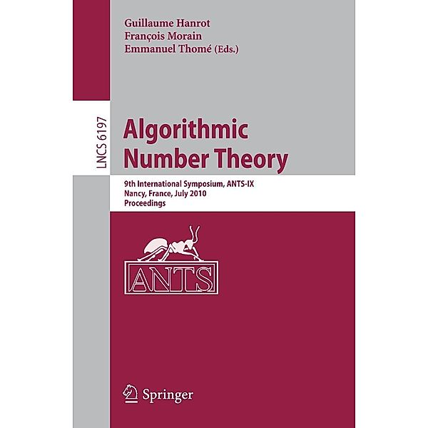 Algorithmic Number Theory