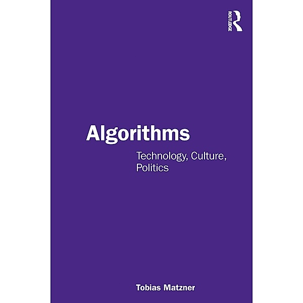 Algorithms, Tobias Matzner