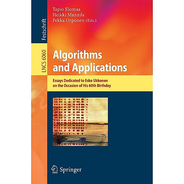 Algorithms and Applications / Lecture Notes in Computer Science Bd.6060